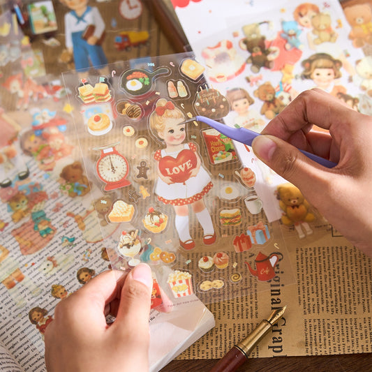Vintage Decorative Sticker(5sheet)