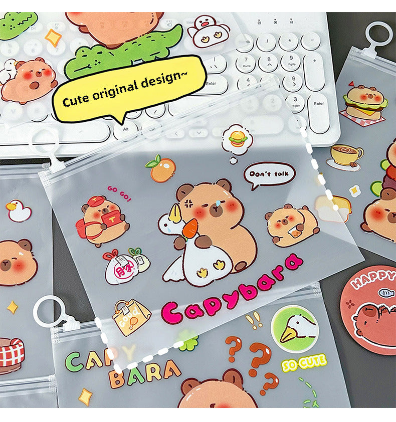 Capybara A4 Zip Folder