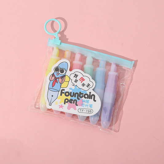 Fountain Pen Highlighter Set