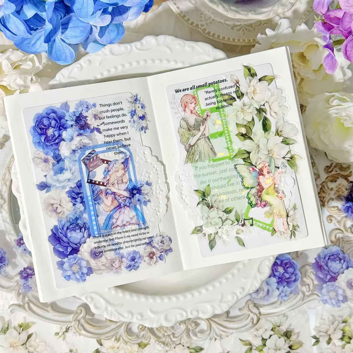 Floral Pet Washitape Set 6 PCs