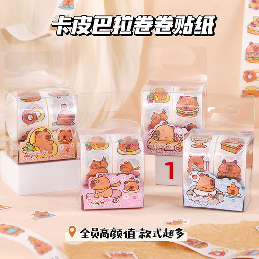 Capybara Sticker Roll
