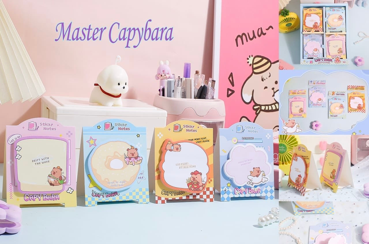 Capybara Peel Off Sticky Note