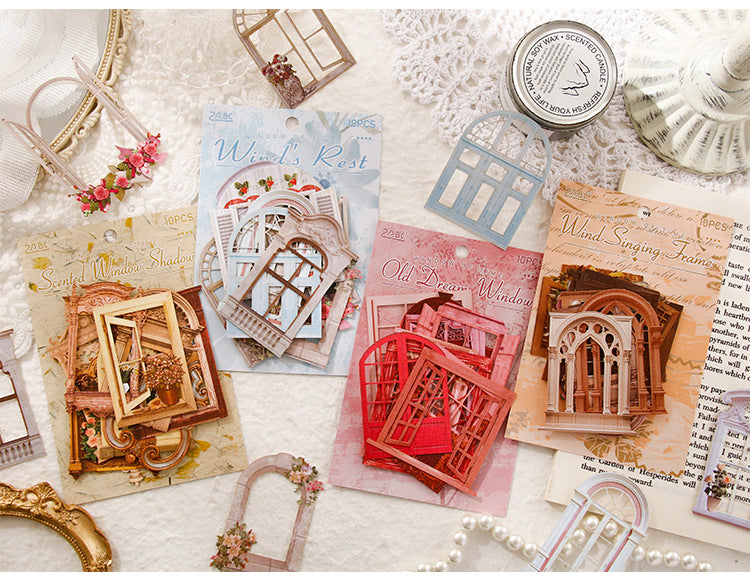 Vintage Window Of Frame Journal