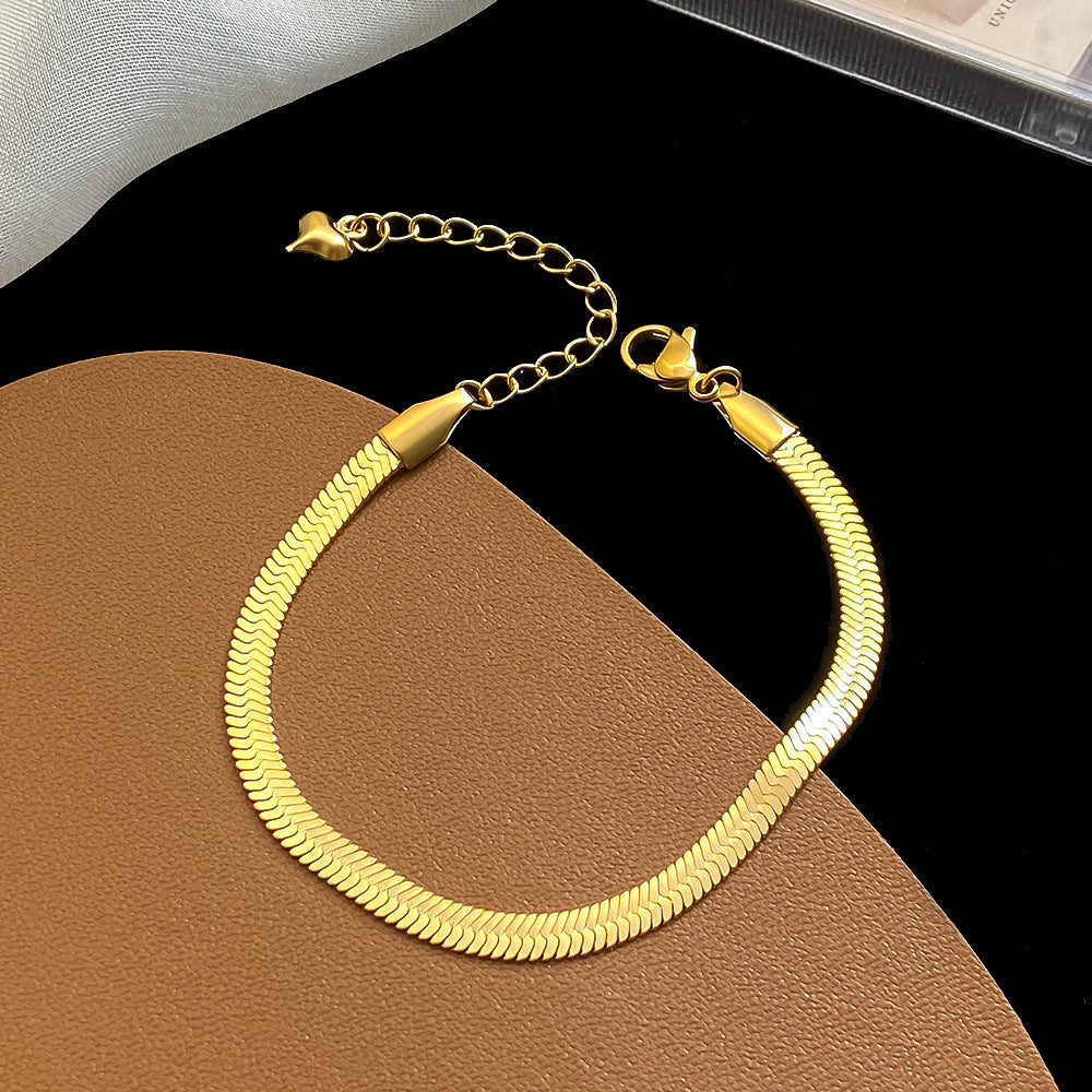 Snake Chain Stainless Steel Bracelet