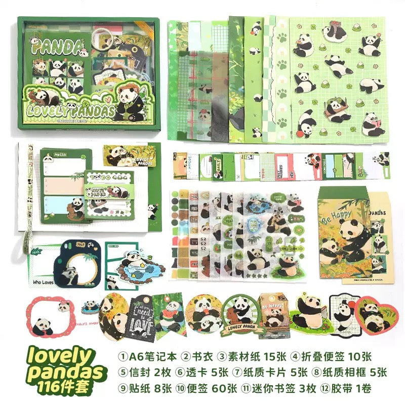 Bamboo Panda Journaling Kit