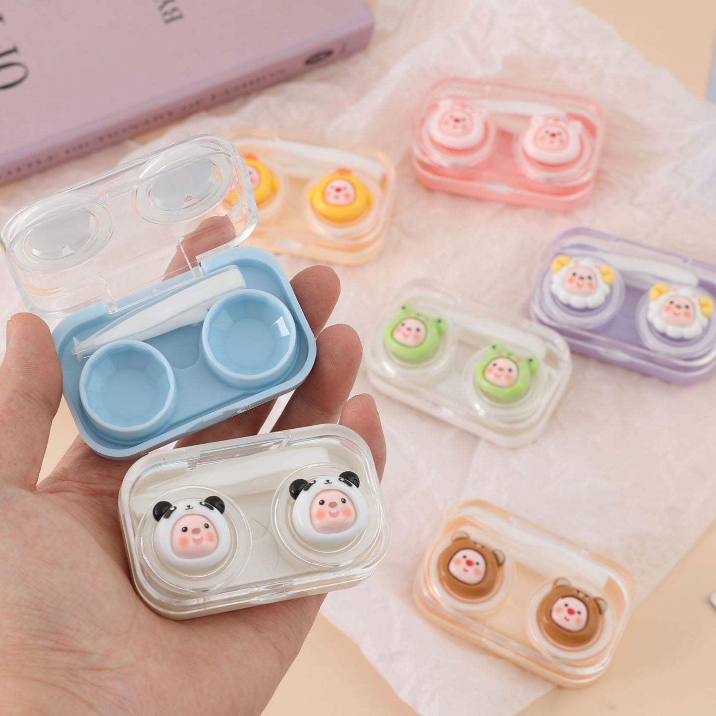 Contact Lens Case With Mirror