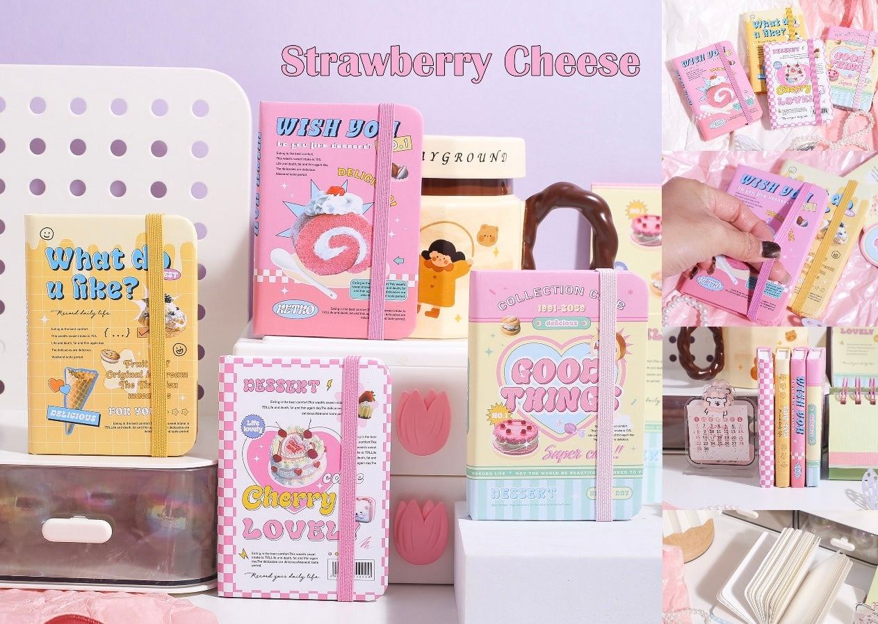 Strawberry Cheese Mini Diary