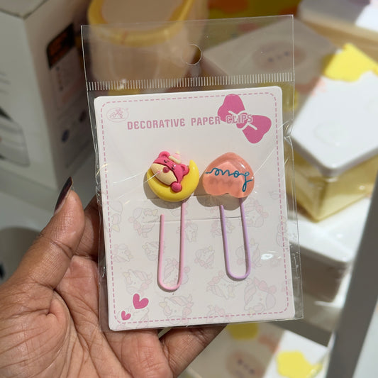 Kawaii Decorative Paper Clip Set