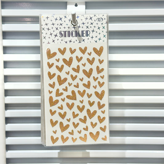 Heart Glitter Sticker
