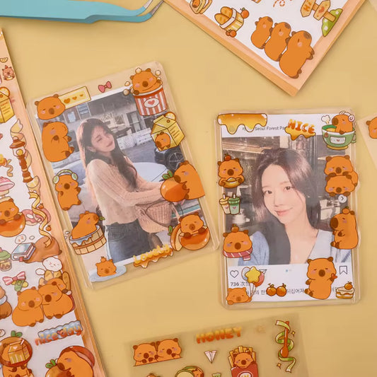 Capybara and Stitch Deco Stickers