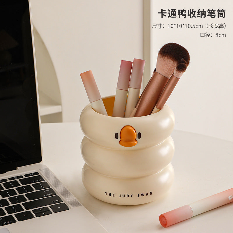 Kawaii Duck Pen Holder