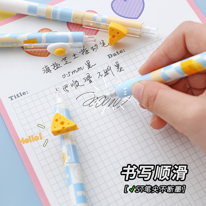 Kawaii Cheese Pen Set