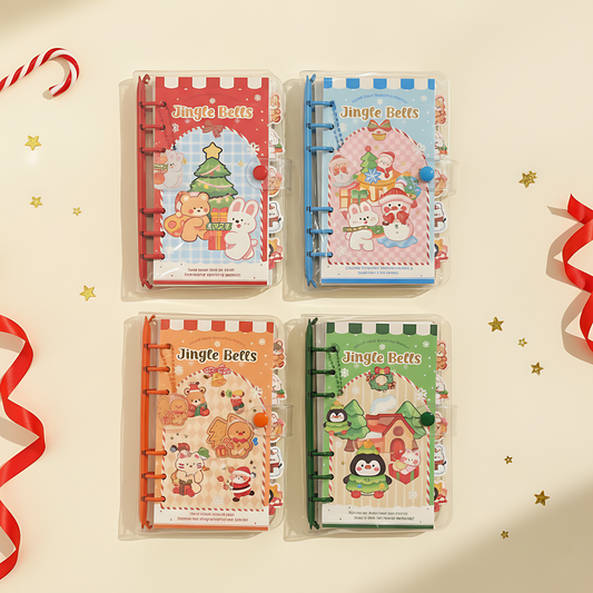 Jingle Bells Christmas Spiral Diary