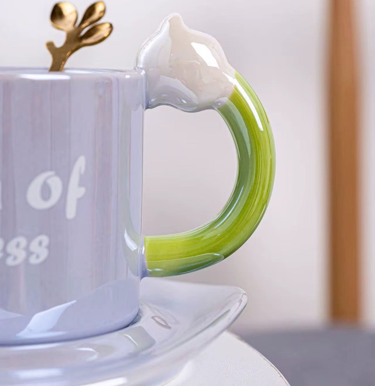 Pinteresty Tulip Mug With Soccer & Spoon