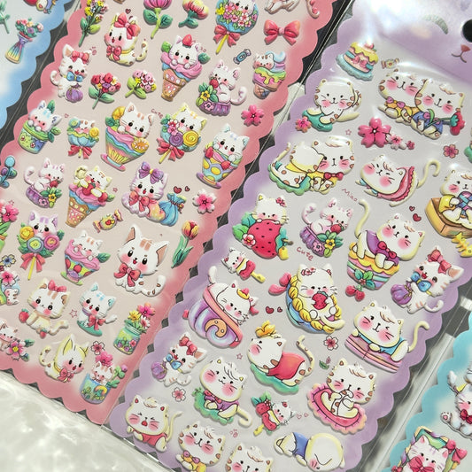 Kawaii Kitty Deco Sticker