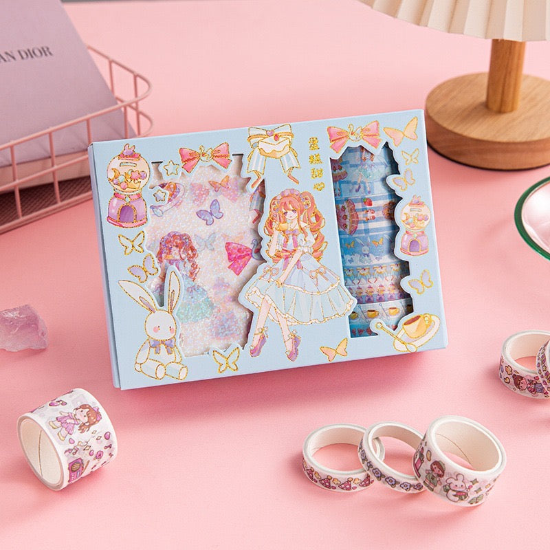 Kawaii Sticker and Washitape Box