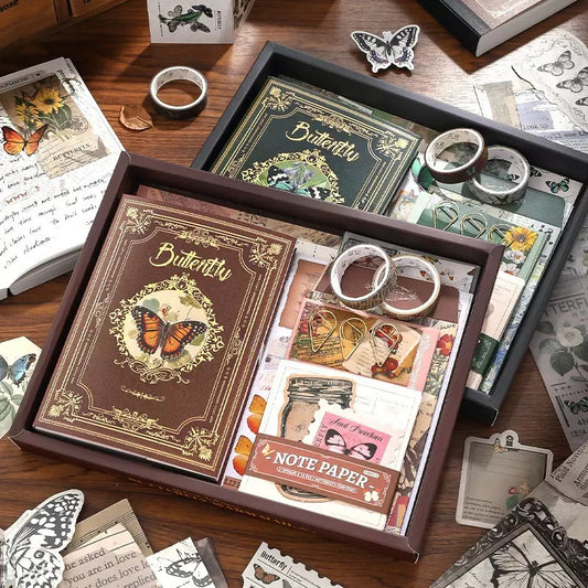 Vintage Butterfly Journaling Kit