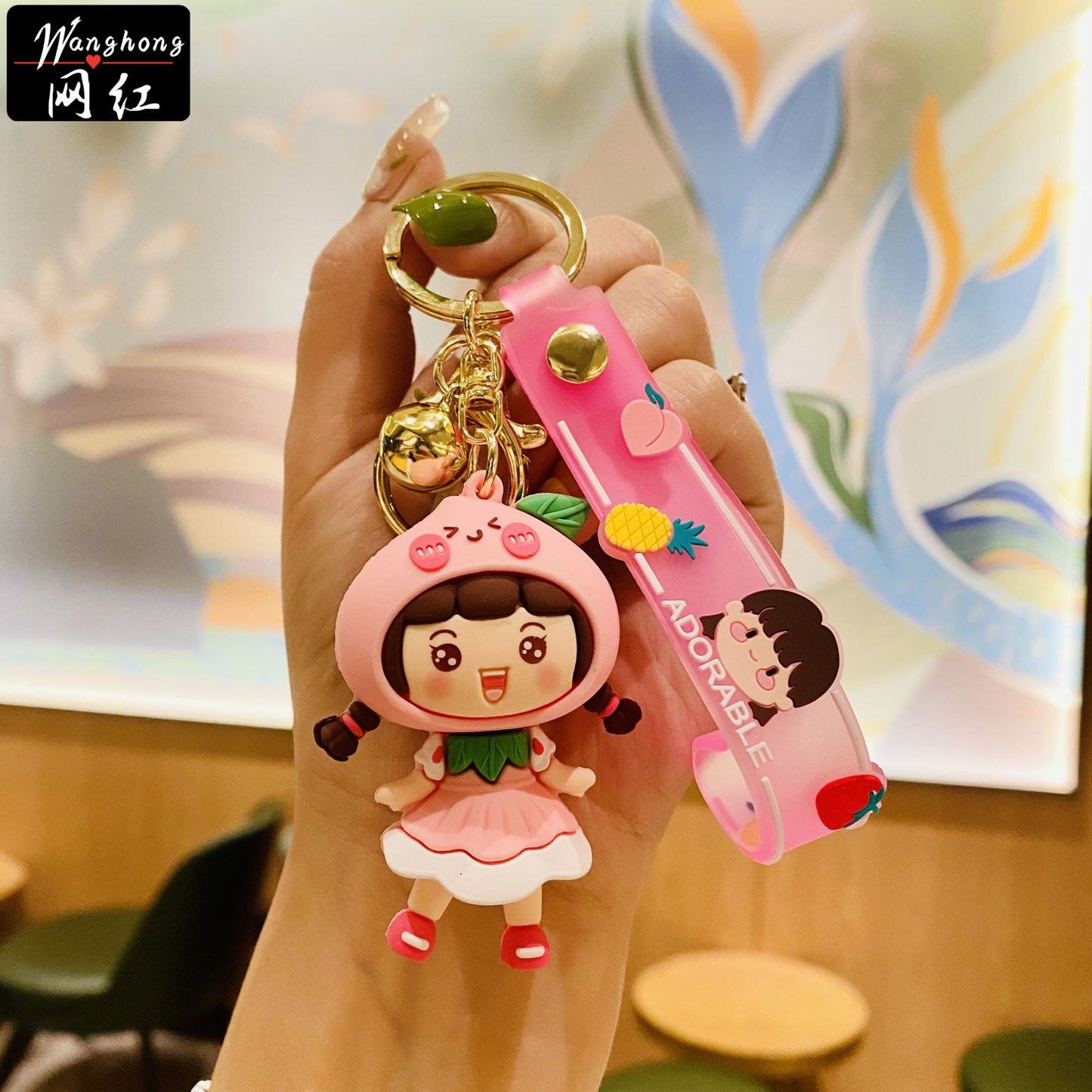 Fruit Girl Keychain