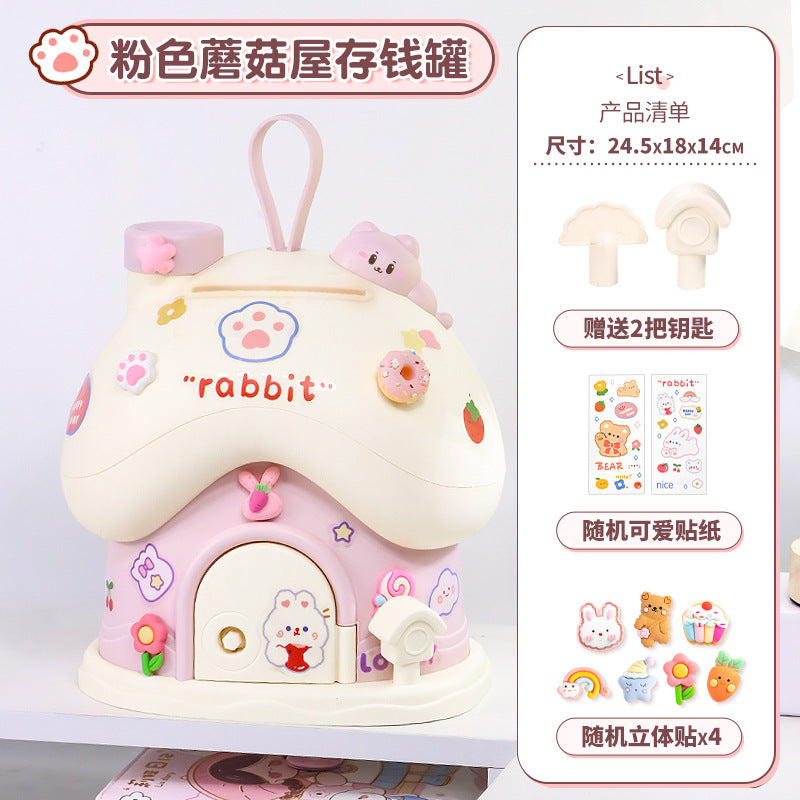 Kawaii Mushroom Money Bank