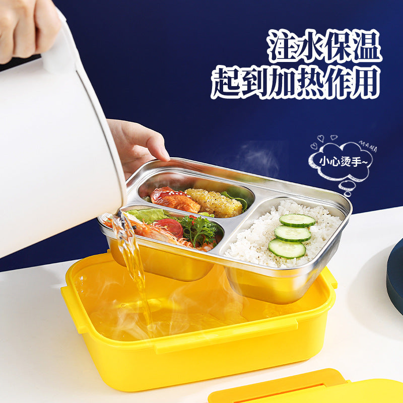 Kawaii Duck Lunch Box With Spoon Set