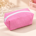 Striped Makeup Organizer