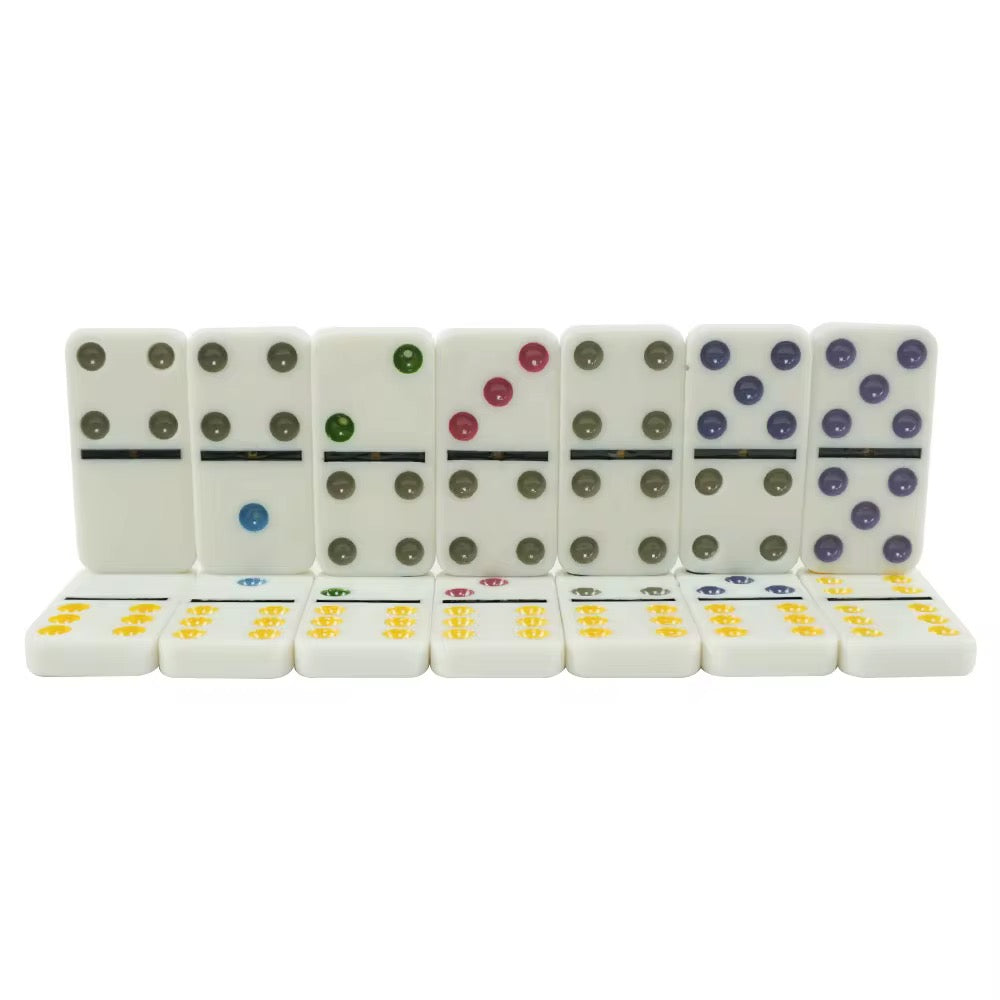 Double Six Color Dot Dominoes