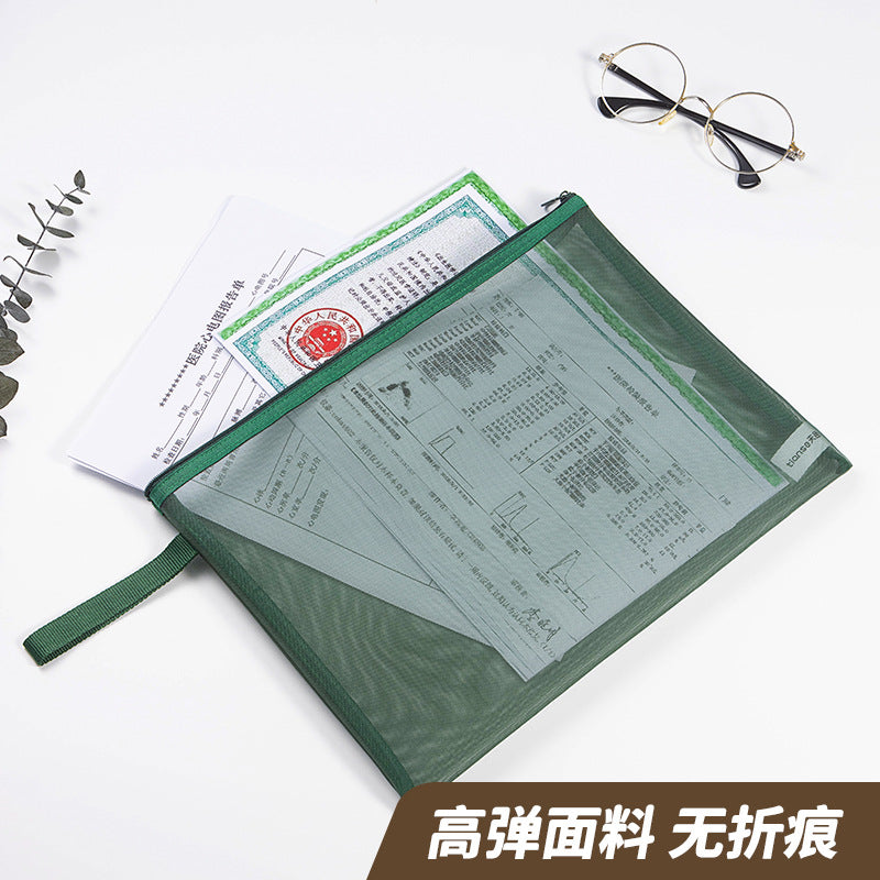 Transparent Mesh Pencil Case