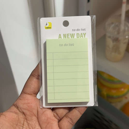 To Do List Sticky Note