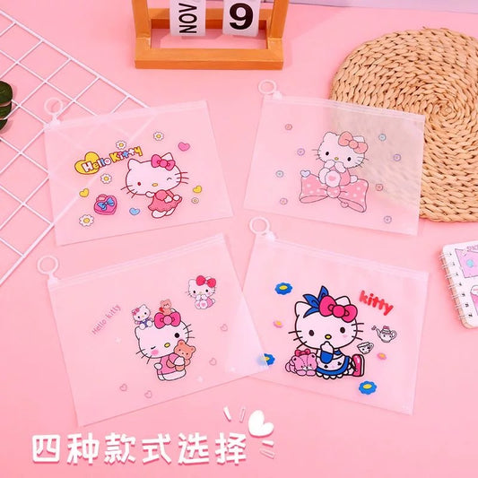 Sanrio and Labubu Transparent A4 File folder