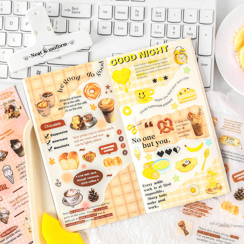 Junk Journaling Deco Stickers (4pcs Set)