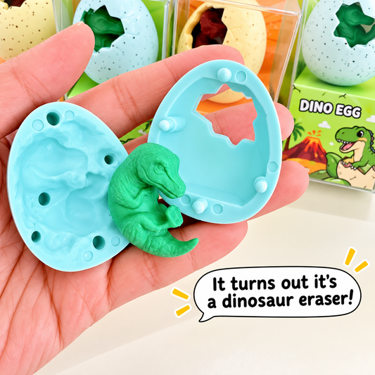 Dino Egg Eraser
