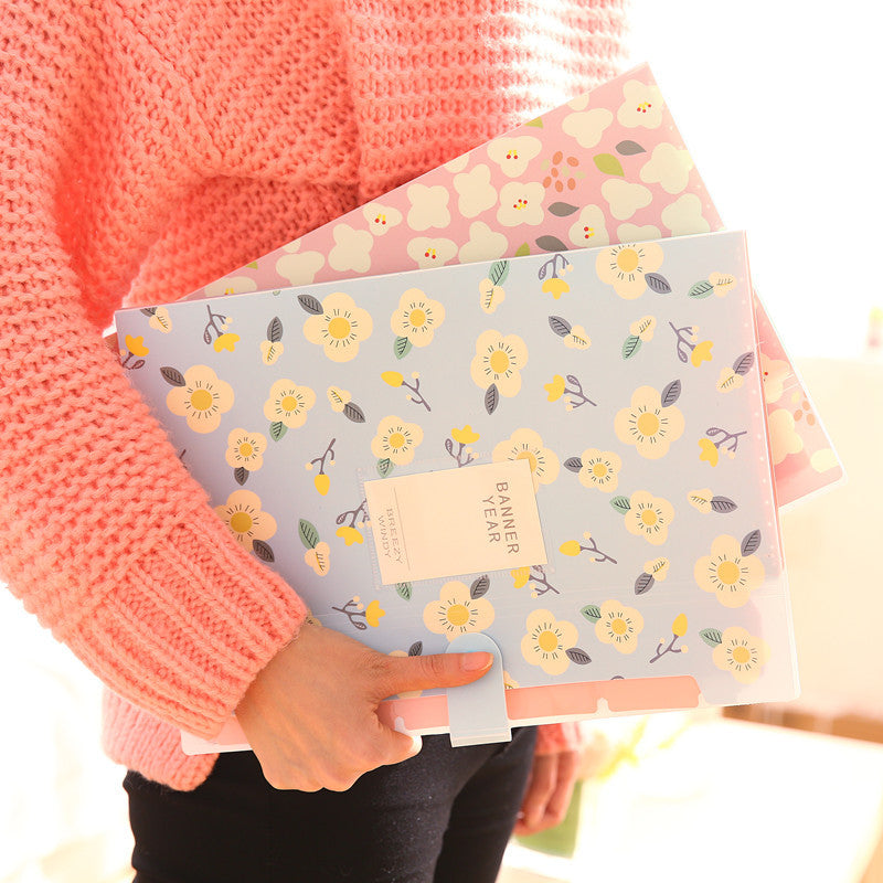 Floral File Folder