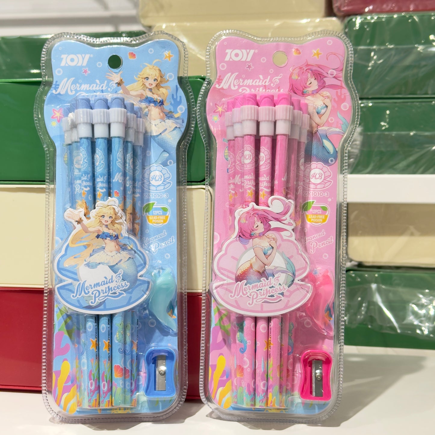 Mermaid Princess Pencil Set