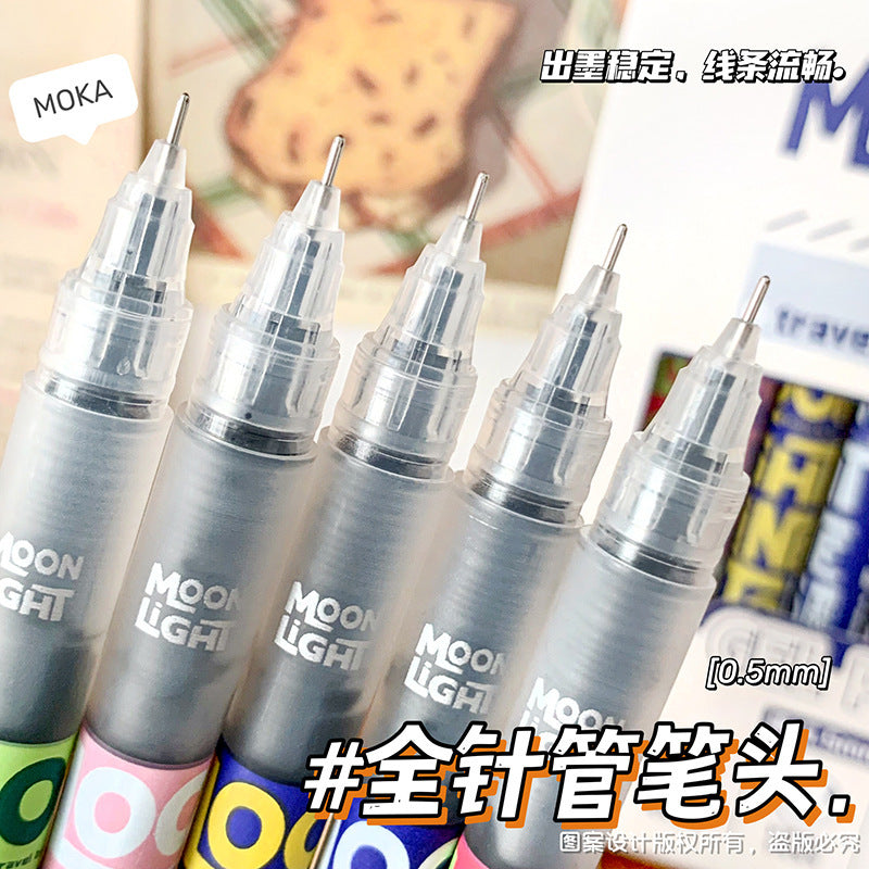 Moon Light Gel Pen 9pcs Pack