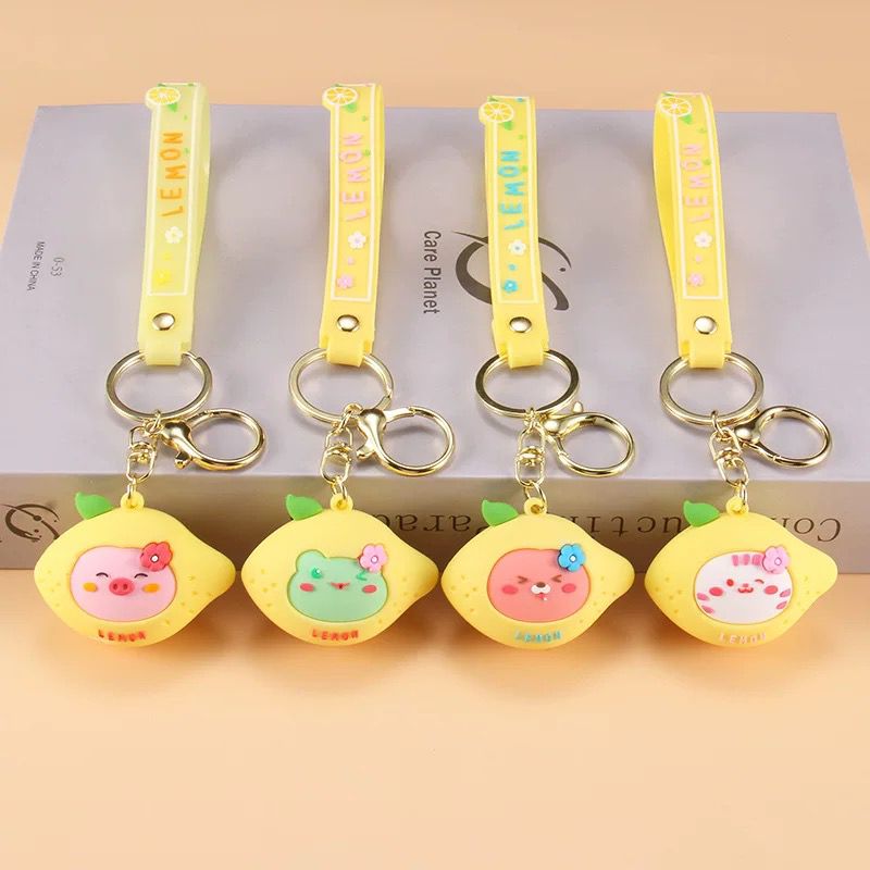 Cute Lemon Keychain