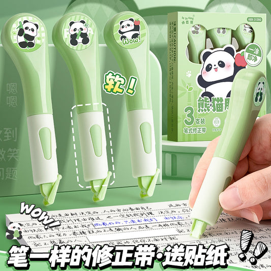Panda Correction Tape Set Of 3pcs Pack