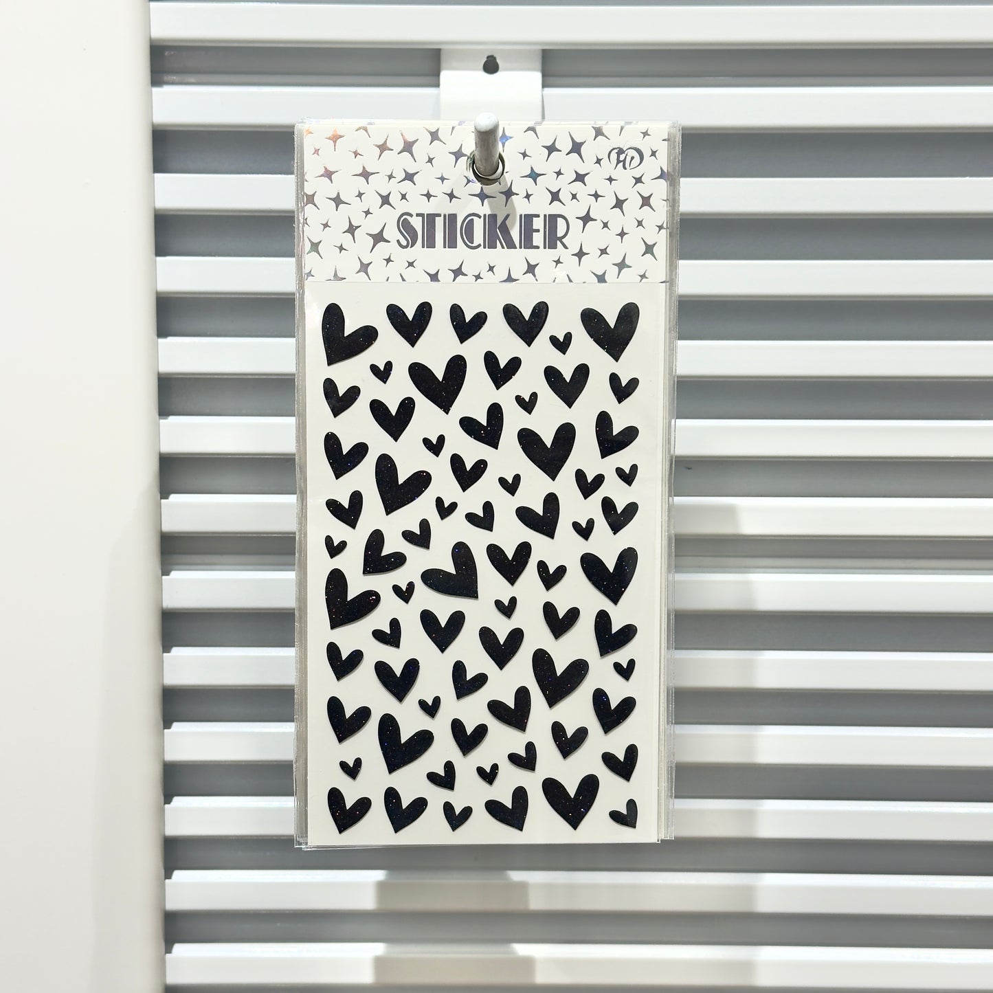 Heart Glitter Sticker
