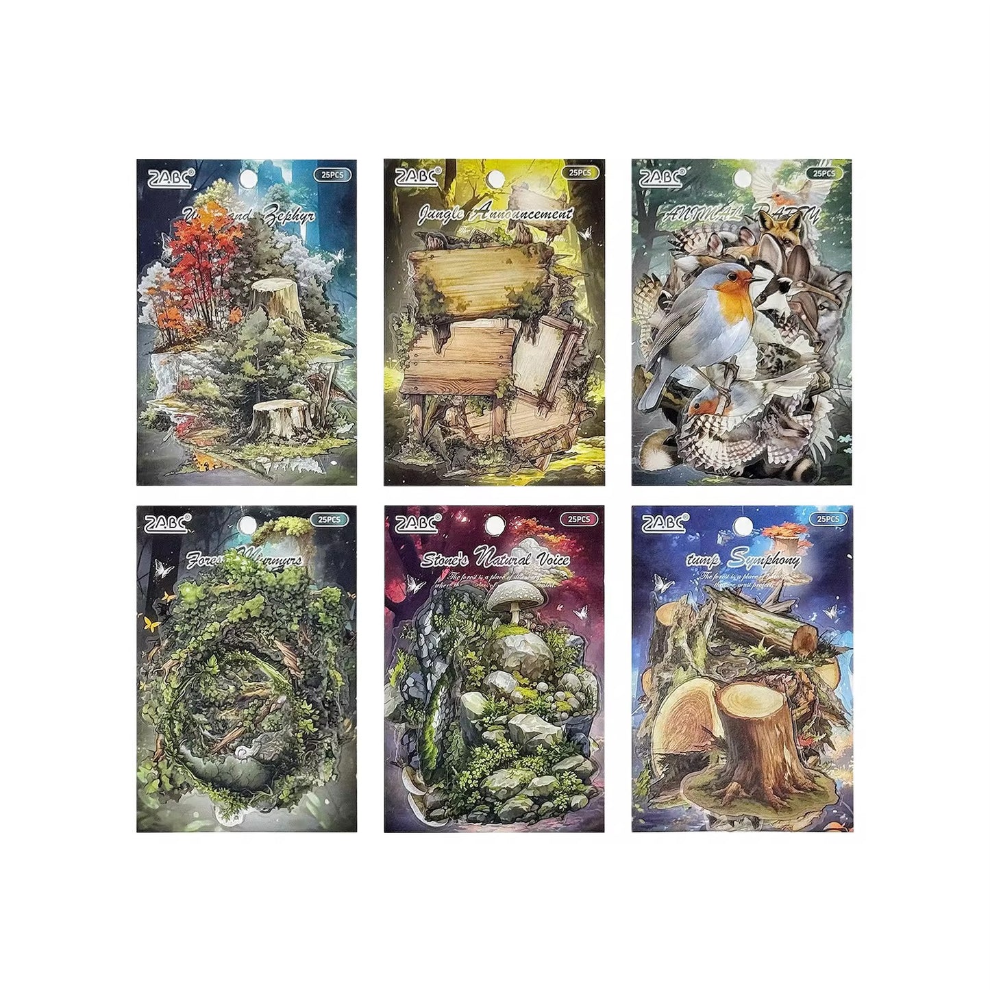 Green Forest Deco Stickers