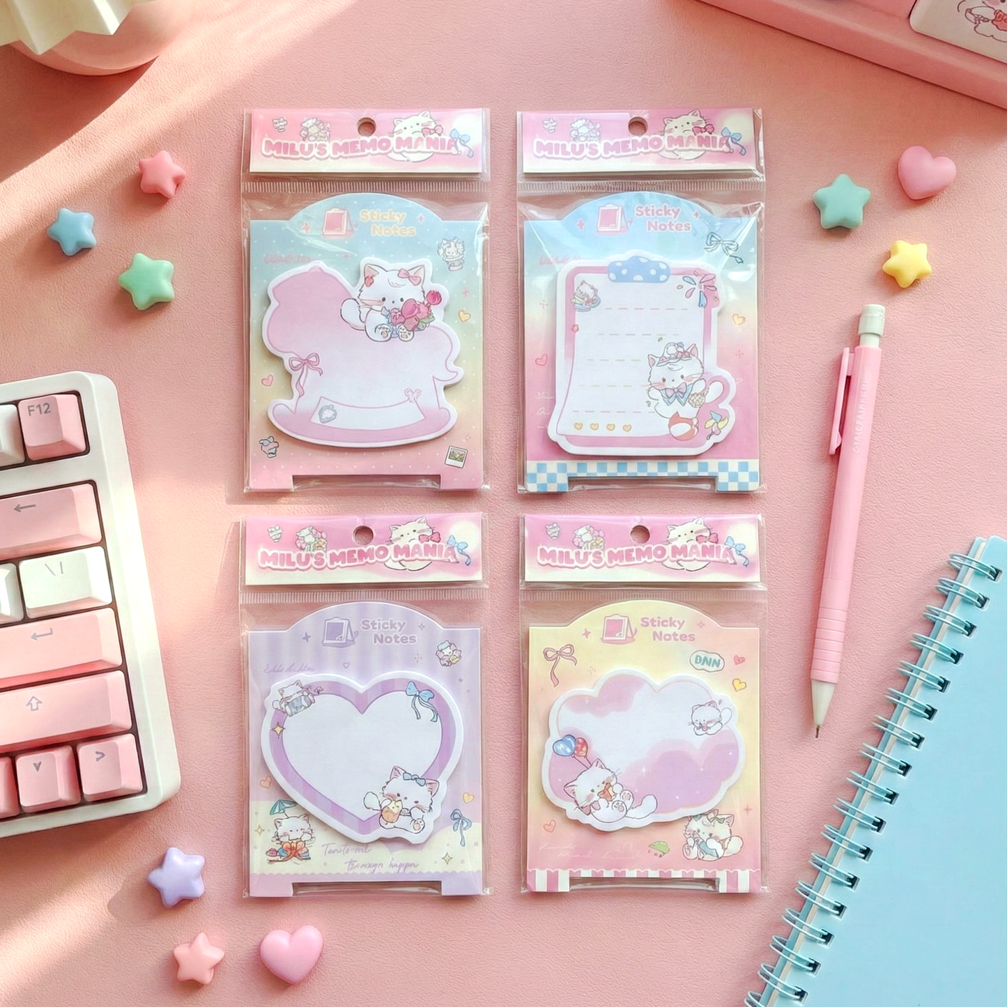 Milu Cat Sticky Notes