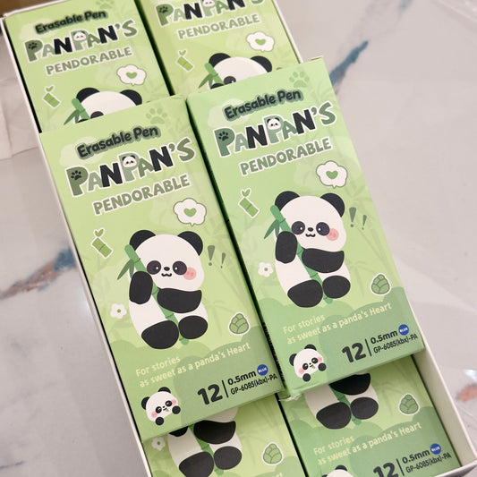 Panda Erasable Gel Pens 12pcs