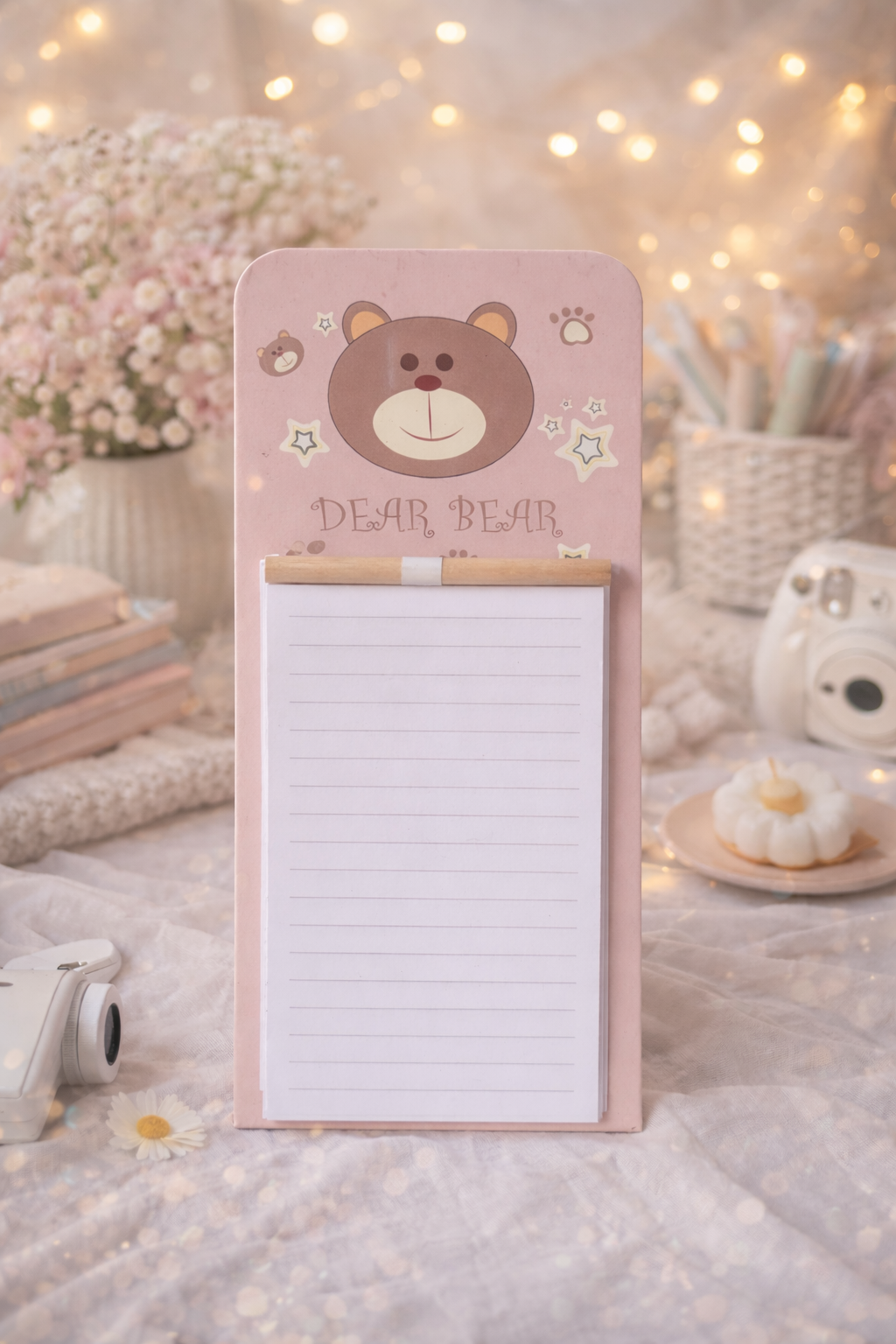 Bear Notepad With Pencil