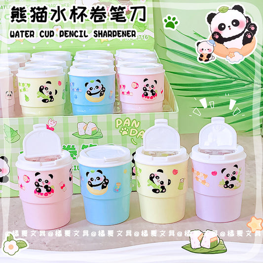 Panda Mini Milk Mug Sharpener