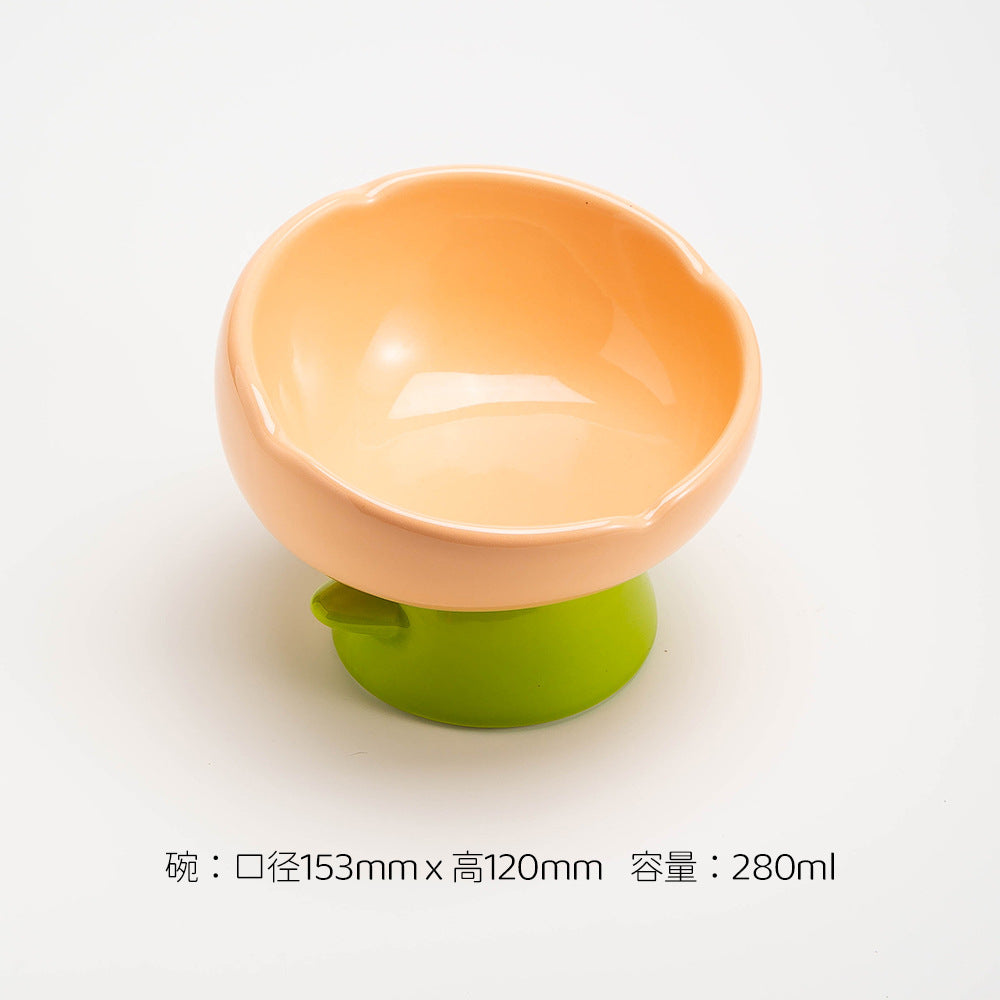 Tulip Cat Bowl