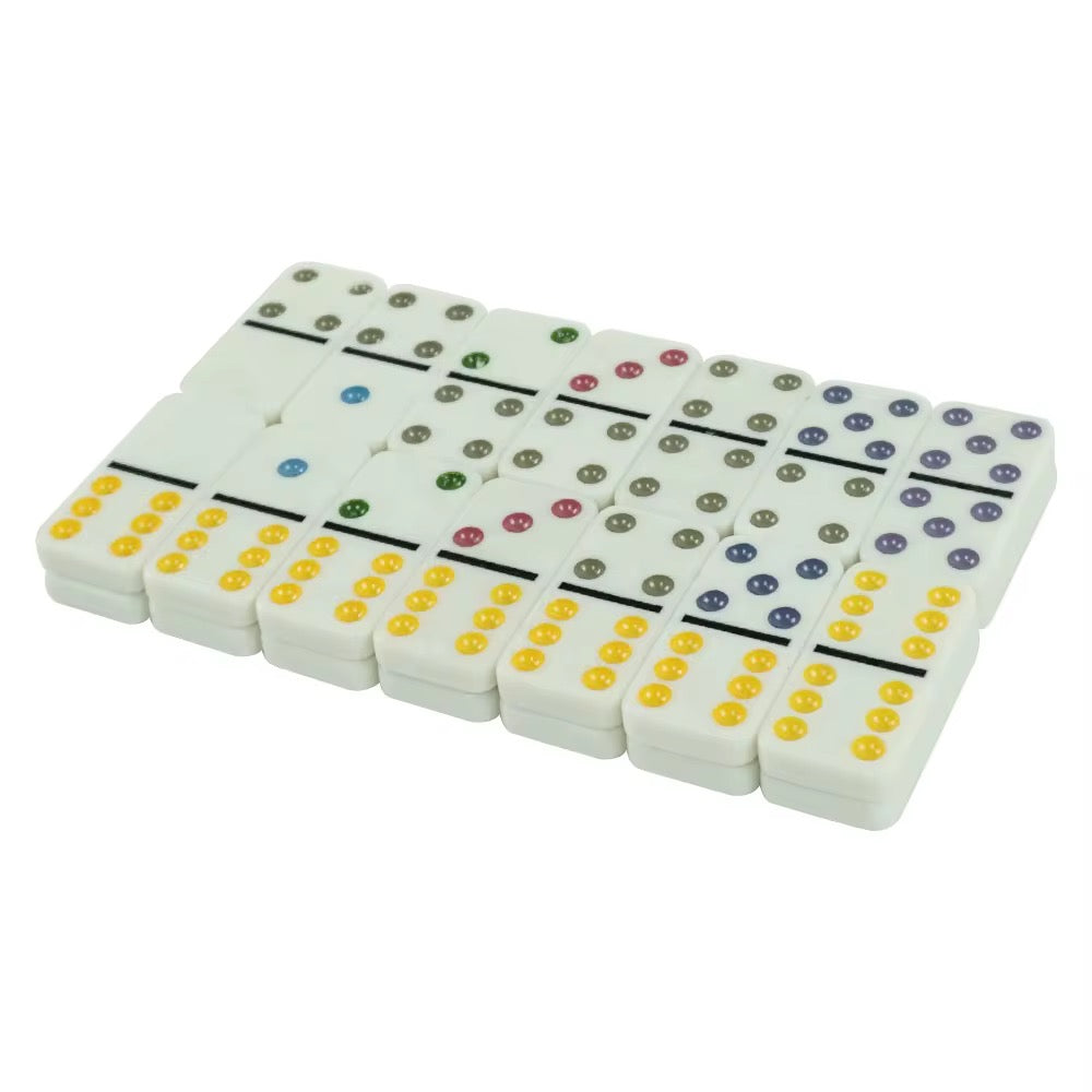 Double Six Color Dot Dominoes