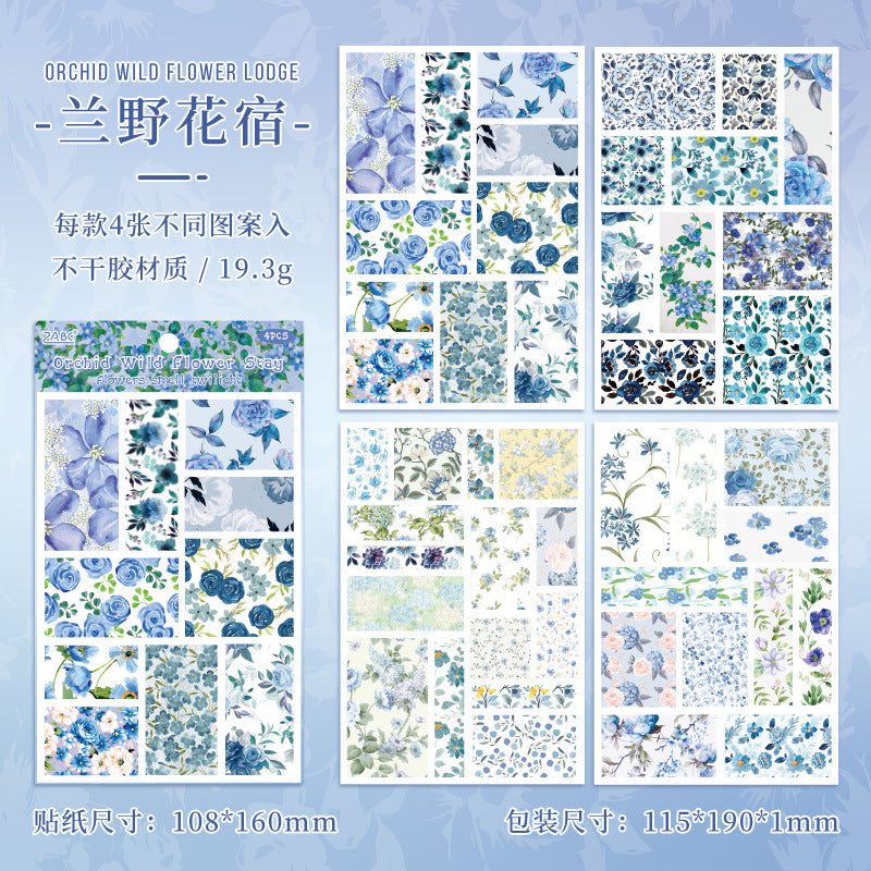 Flowers Smell The Twilight Journal Stickers (4pcs Set)
