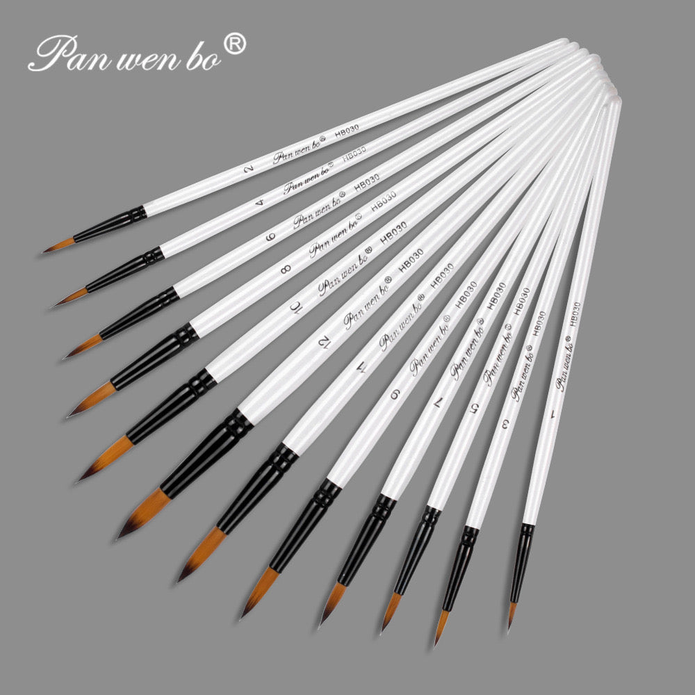 Artist Paint Round Brush Set