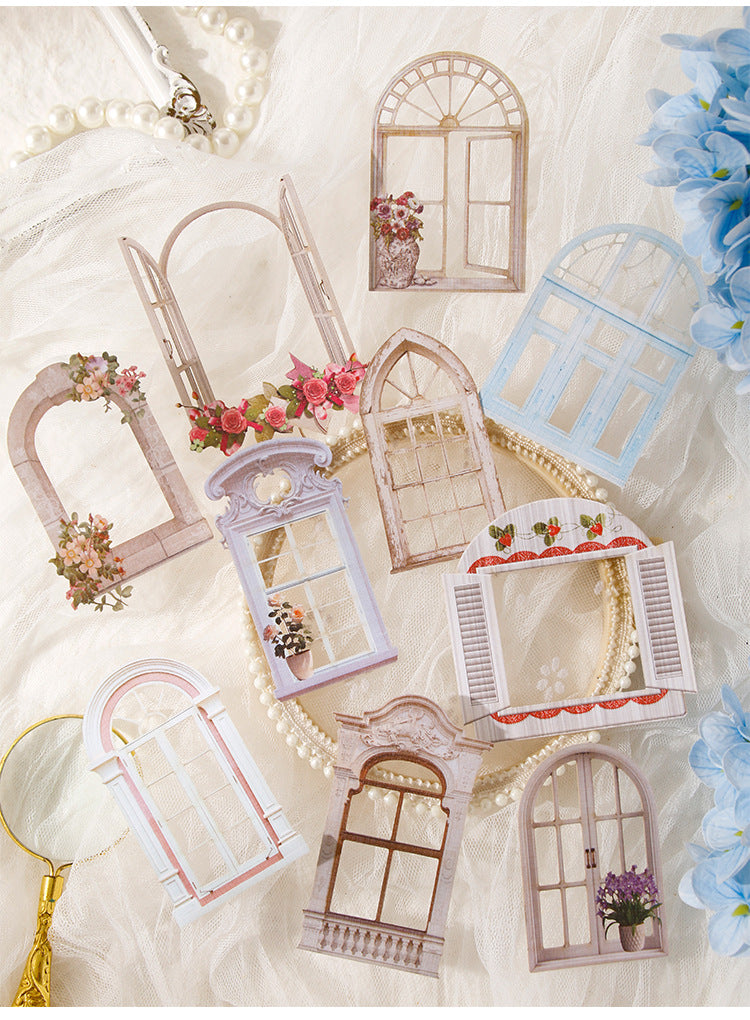 Vintage Window Of Frame Journal