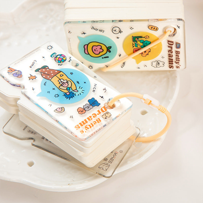 Kawaii Mini Acrylic String Notebook