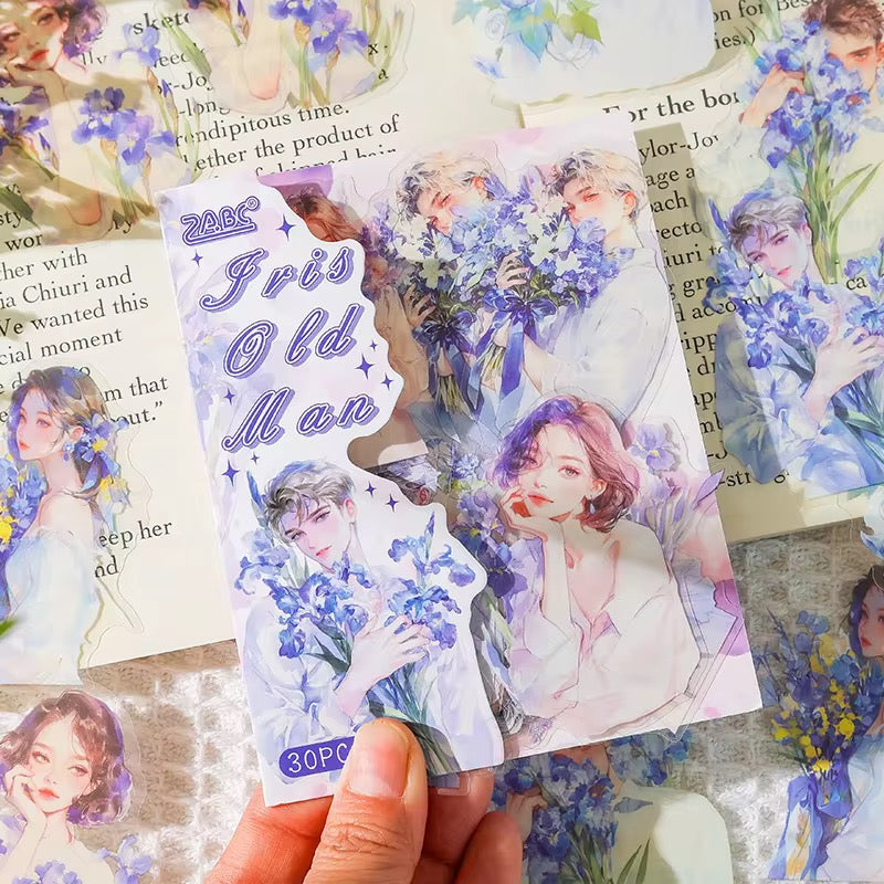 Floral Character Deco Stickers