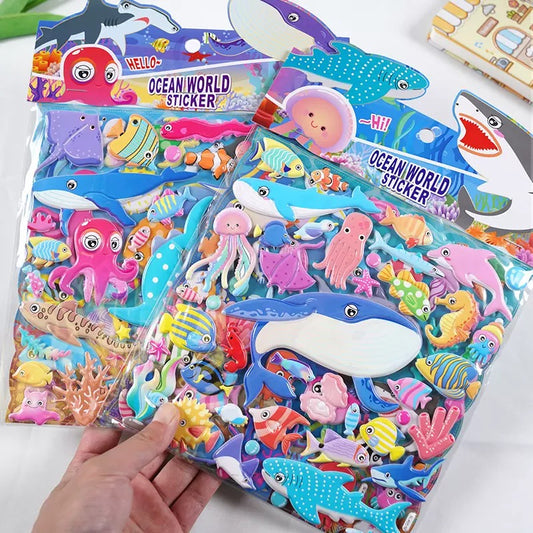 Ocean World Puffy Sticker Pack